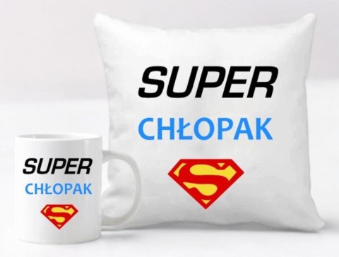 Poduszka i kubek śmieszny prezent Dzień chłopaka kolegi urodziny imieniny