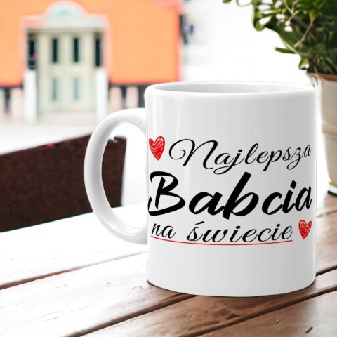 Poduszka i kubek zestaw prezent Dzień Babci Dziadka babcia dziadek wzory