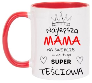 KUBEK Z NADRUKIEM PREZENT NA DZIEŃ MATKI URODZINY DLA MAMY TEŚCIOWEJ WZORY