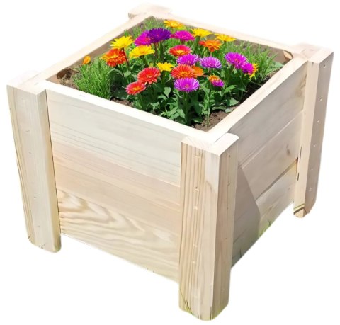 DONICA DREWNIANA OGRODOWA ZEWNĘTRZNA 35x35cm SOLIDNA SKRZYNKA NA ROŚLINY DONICA DREWNIANA OGRODOWA ZEWNĘTRZNA 35x35cm SOLIDNA SKRZYNKA NA ROŚLINY