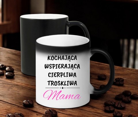 Kubek magiczny prezent na Dzień Matki urodziny dla mamy teściowej wzory