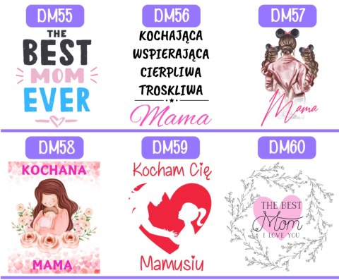 Kubek z łyżeczką prezent na Dzień Matki urodziny dla mamy teściowej wzory