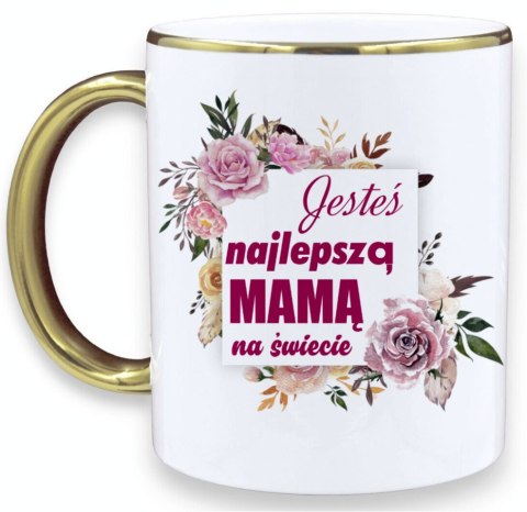 Kubek z nadrukiem prezent na Dzień Matki urodziny dla mamy teściowej wzory