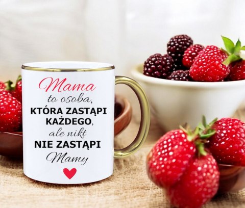 Kubek z nadrukiem prezent na Dzień Matki urodziny dla mamy teściowej wzory