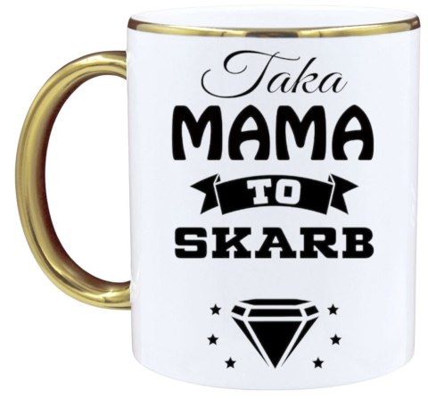 Kubek z nadrukiem prezent na Dzień Matki urodziny dla mamy teściowej wzory