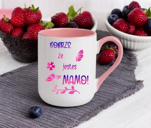Kubek z nadrukiem prezent na Dzień Matki urodziny dla mamy teściowej wzory