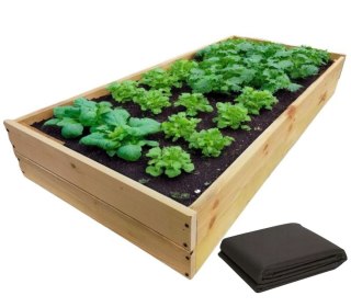 WARZYWNIAK ZIELNIK INSPEKT DREWNIANY SKRZYNIA NA WARZYWA 60x120 NISKI 18cm