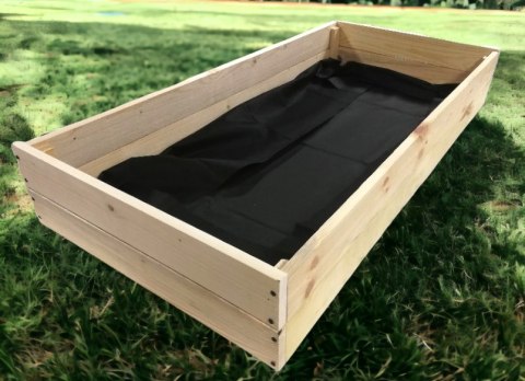 WARZYWNIAK ZIELNIK INSPEKT DREWNIANY SKRZYNIA NA WARZYWA 60x120 NISKI 18cm