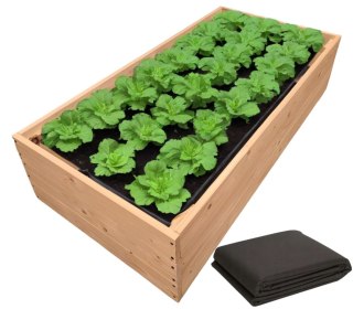 WARZYWNIAK ZIELNIK INSPEKT DREWNIANY SKRZYNIA NA WARZYWA 80x120 WYSOKI 27cm