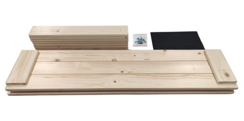 WARZYWNIAK ZIELNIK INSPEKT DREWNIANY SKRZYNIA NA WARZYWA 80x120 WYSOKI 27cm