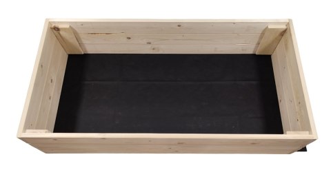 WARZYWNIAK ZIELNIK INSPEKT DREWNIANY SKRZYNIA NA WARZYWA 80x120 WYSOKI 27cm