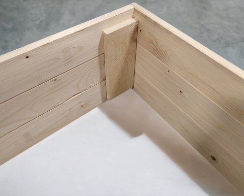 WARZYWNIAK ZIELNIK INSPEKT DREWNIANY SKRZYNIA NA WARZYWA 80x120 WYSOKI 27cm