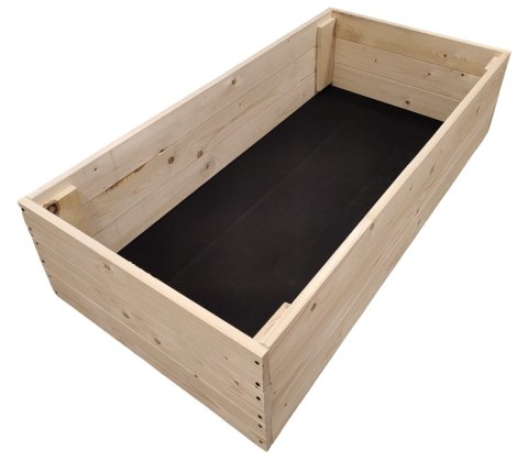WARZYWNIAK ZIELNIK INSPEKT DREWNIANY SKRZYNIA NA WARZYWA 80x120 WYSOKI 27cm