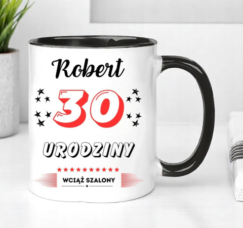 Kubek prezent na 30 urodziny mężczyzny kolegi męża z dowolnym imieniem