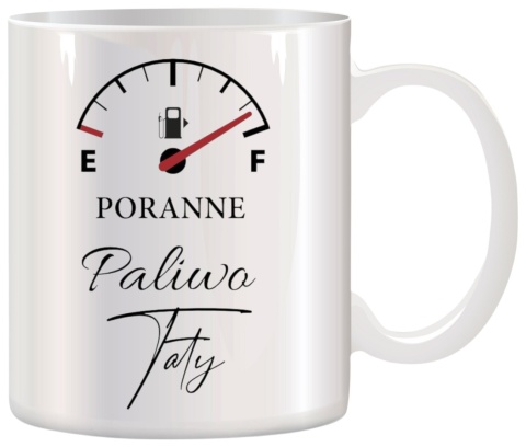 Kubek z nadrukiem śmieszny prezent dla taty teścia Dzień Ojca urodziny