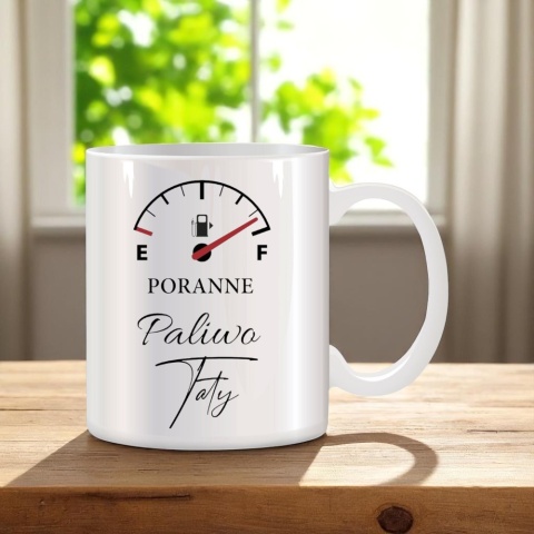 Kubek z nadrukiem śmieszny prezent dla taty teścia Dzień Ojca urodziny