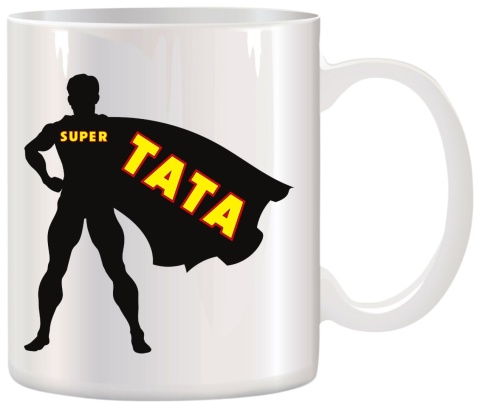 Kubek z nadrukiem śmieszny prezent dla taty teścia Dzień Ojca urodziny