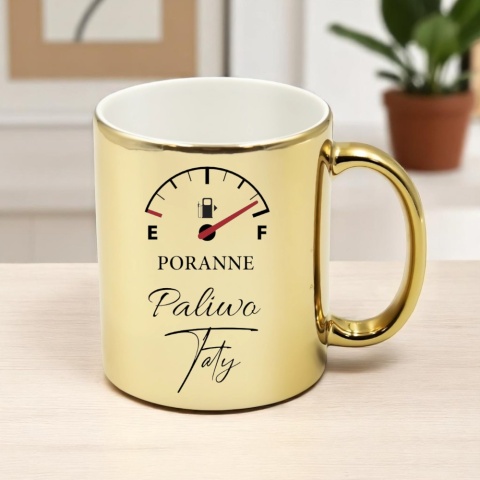 Kubek z nadrukiem śmieszny prezent dla taty teścia Dzień Ojca urodziny