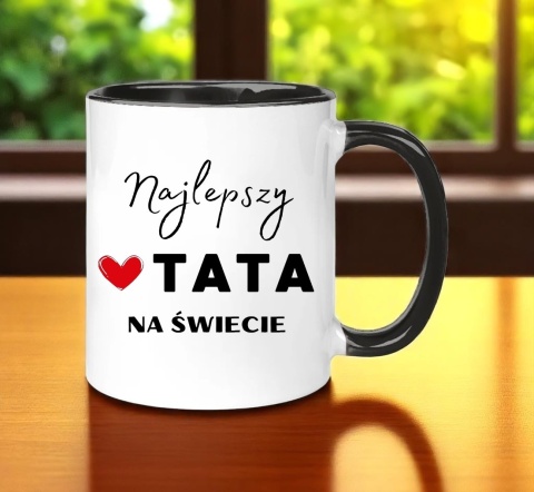 Kubek z nadrukiem śmieszny prezent dla taty teścia Dzień Ojca urodziny