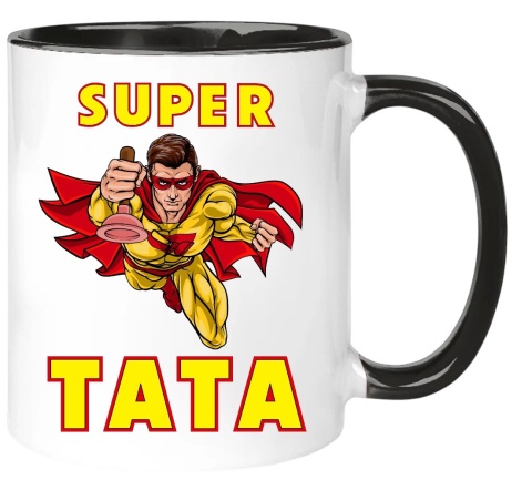 Kubek z nadrukiem śmieszny prezent dla taty teścia Dzień Ojca urodziny