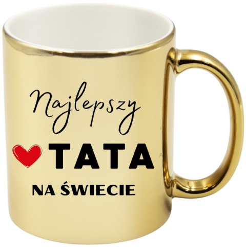 Kubek z nadrukiem śmieszny prezent dla taty teścia Dzień Ojca urodziny