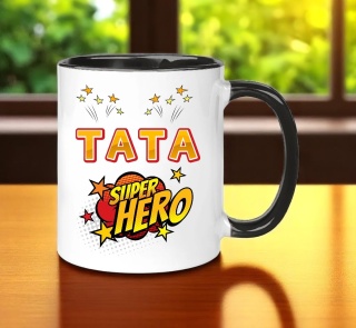 Kubek z nadrukiem śmieszny prezent dla taty teścia Dzień Ojca urodziny