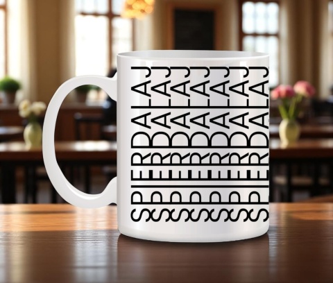 Kubek z ukrytym przekleństwem na śmieszny prezent do pracy na różne okazje