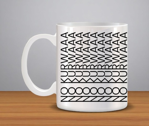 Kubek z ukrytym przekleństwem na śmieszny prezent do pracy na różne okazje