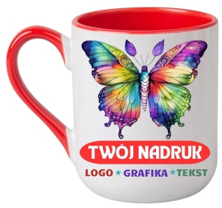 KUBEK Z WŁASNYM NADRUKIEM TWOJE ZDJĘCIE GRAFIKA TEKST LOGO REKLAMA PREZENT#