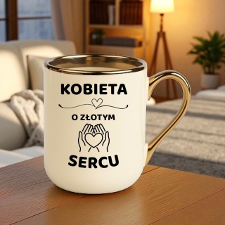 Kubek PREMIUM z dedykacją wyjątkowy elegancki prezent dla KOBIETY