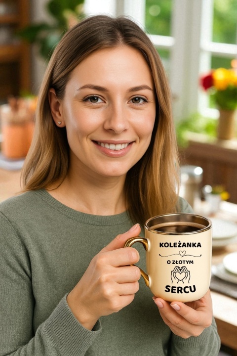 Kubek PREMIUM z dedykacją wyjątkowy elegancki prezent dla KOLEŻANKI