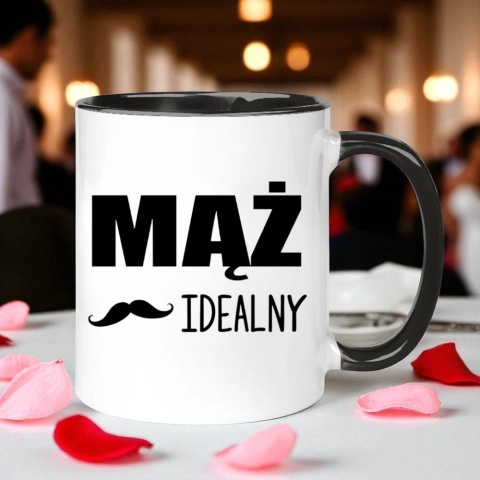 Prezent ślubny zestaw kubków żona i mąż w skrzynce śmieszny komplet kubki