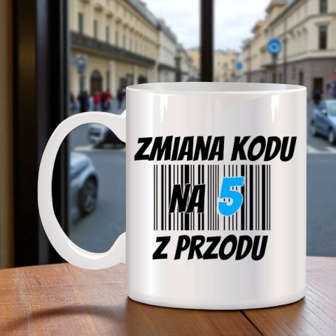 Zestaw poduszka i kubek oryginalny prezent na urodziny 20 30 40 50 60 lat