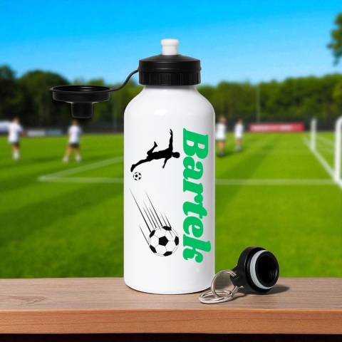 Bidon z nadrukiem Butelka na wodę Trening Sport Szkoła z Imieniem