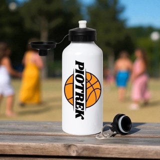 Bidon z nadrukiem Butelka na wodę Trening Sport Szkoła z Imieniem