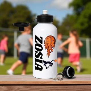 Bidon z nadrukiem Butelka na wodę Trening Sport Szkoła z Imieniem