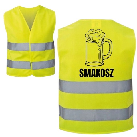 Kamizelka odblaskowa imprezowa premium na imprezę wieczór kawalerski