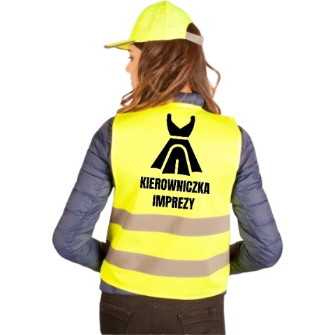 Kamizelka odblaskowa imprezowa premium na imprezę wieczór panieński
