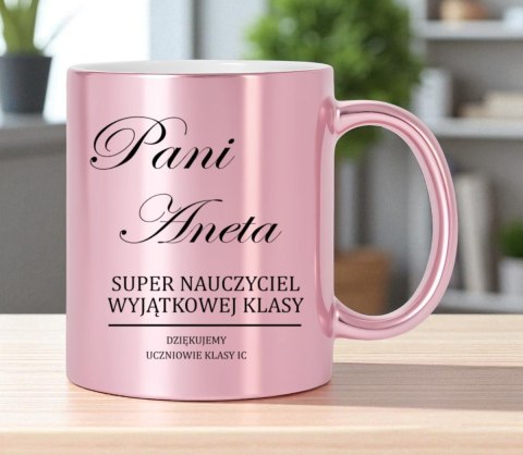 Kubek premium z imieniem prezent Dzień nauczyciela wychowawczyni