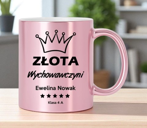 Kubek premium z imieniem prezent Dzień nauczyciela wychowawczyni