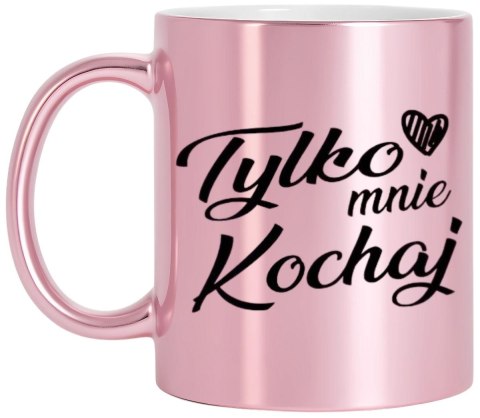 Kubek różowy premium dla żony koleżanki dziewczyny Walentynki urodziny