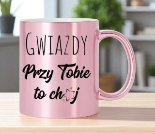 Kubek złoty premium prezent dla żony koleżanki dziewczyny urodziny