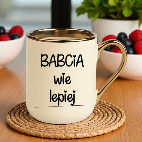 Kubek PREMIUM oryginalny prezent dla BABCI upominek Babcia