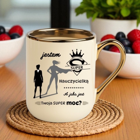 Kubek PREMIUM oryginalny prezent dla NAUCZYCIELKI WYCHOWAWCZYNI PEDAGOGA