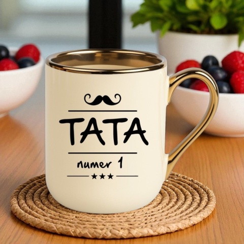 Kubek PREMIUM oryginalny prezent dla TATY TEŚCIA upominek Tata