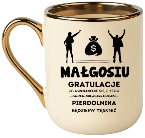 Kubek PREMIUM prezent dla KOLEŻANKI Z PRACY z imieniem śmieszny upominek