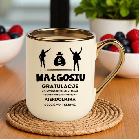 Kubek PREMIUM prezent dla KOLEŻANKI Z PRACY z imieniem śmieszny upominek