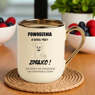 Kubek PREMIUM prezent na pożegnanie kolegi koleżanki zakończenie pracy