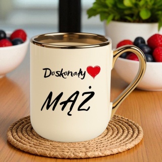 Kubek PREMIUM śmieszny prezent dla TATY MĘŻA upominek Mąż Tata