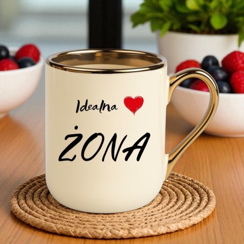 Kubek PREMIUM śmieszny prezent dla ŻONY MAMY upominek Żona Mama